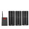 Restaurant Wireless Calling System Queuing Buzzer with 30pcs Coaster Pagers and A Keypad 100‑240V