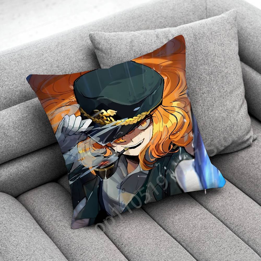 Ishmael L-Limbus C-Company Ryoshu Throw Pillow Case For 45*45cm 40cm 30cm 50cm 55cm Square Home Pillowcase Case