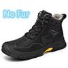 Fashion Comfort Man Wear Resistant Short Botas Lace-Up Walking Shoes Classic Platform Motocross Basic Boots for Men Winter High Top Shoe
