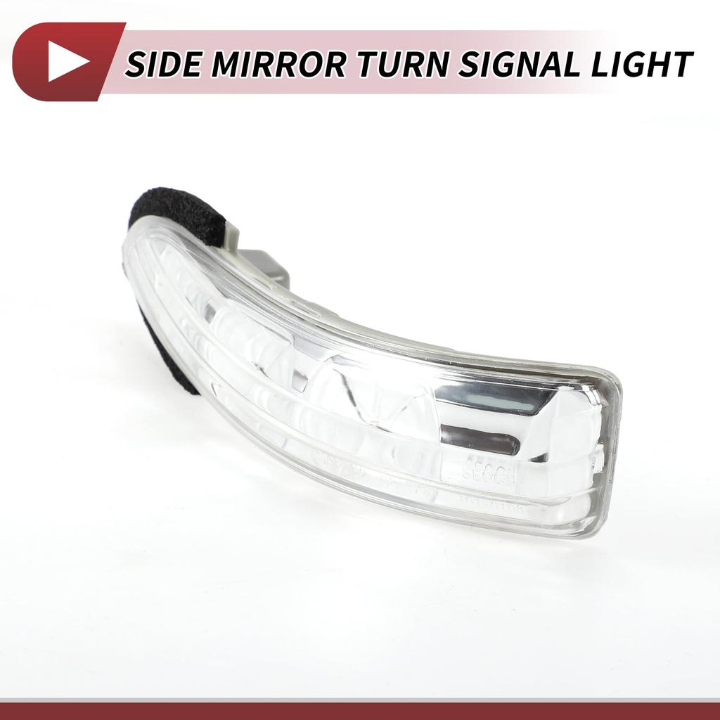 HEROFFIX Left LED Turn Signal Mirror Light for Hyundai Coupe Part 876132M000 GE-NESis (2008-2016), Number