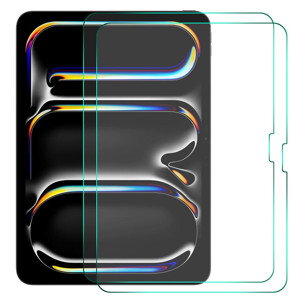 ENKAY HAT PRINCE 2Pcs For iPad Air 13 (2025)/(2024)/Pro 13 (2024) Screen Protector Shatterproof 2.5D High Aluminium-Silicon Glass Film