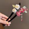 Light Luxury New Chinese Flower Fringed Hairpin, National Style Advanced Sense, Ancient Style Hairpin, Hairpin Headdress