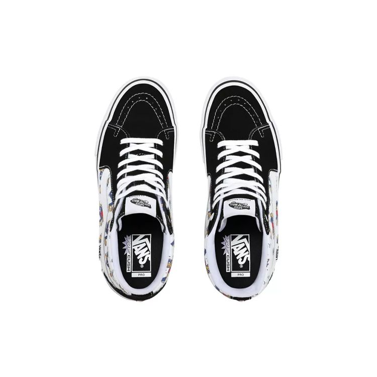 Vans Sk8 Pro Retro Casual High-Top Skate Shoes Unisex Sneakers Black White VN0A45JD11Z