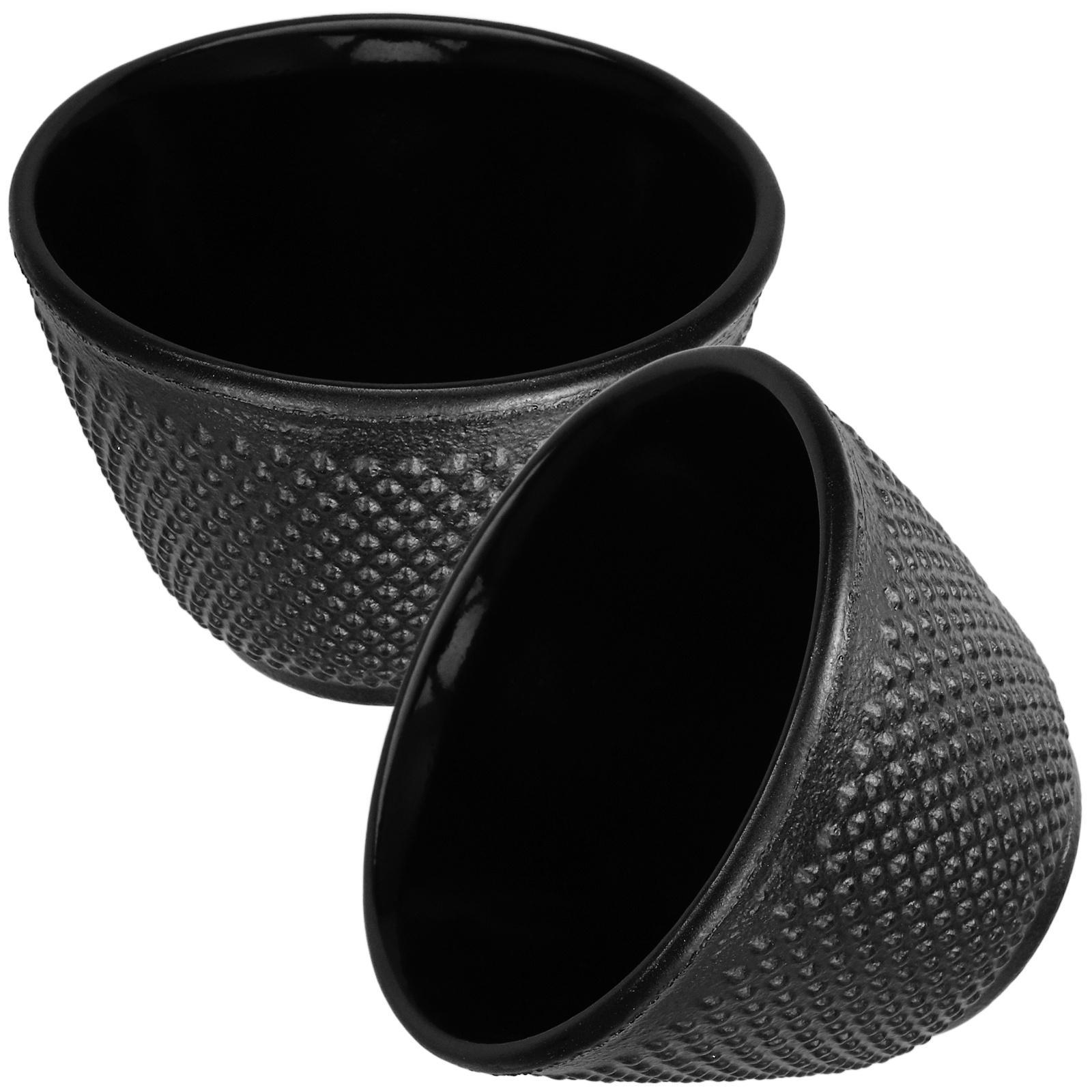 2Pcs Cast Iron Tea Cups Sturdy Vintage Style Perfect for Home Office Use Chinese Tea Set 120Ml Japanese Cup Cast Iron Cups other