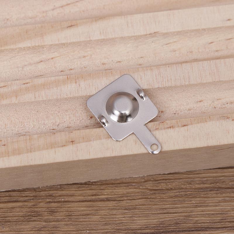 Set 5 buc. 12mm x 12mm - + Baterii Metalice de Înlocuire Placă de Contact cu Arc Slot Unidirecțional Argintiu Pentru Carcasa Baterii AA