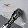 Extended Heavy-Duty 72-Tooth Right-Angle Three-in-One Ratchet Wrench: Manual, Electric, Pneumatic for Auto Repair