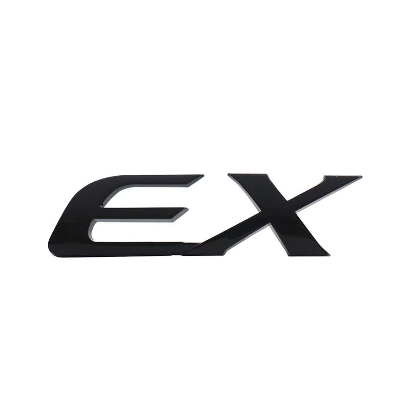 3D Premium EX E X for Japan Japanese SUV Off Road car Engine Hood Fender trunk Tail Rear Decal Emblem Badge Sticker