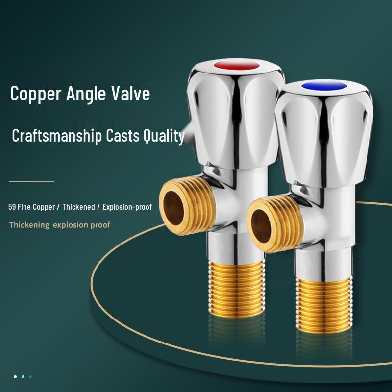 304 Stainless Steel Angle Valve for Hot and Cold Water Heater and Toilet Tap