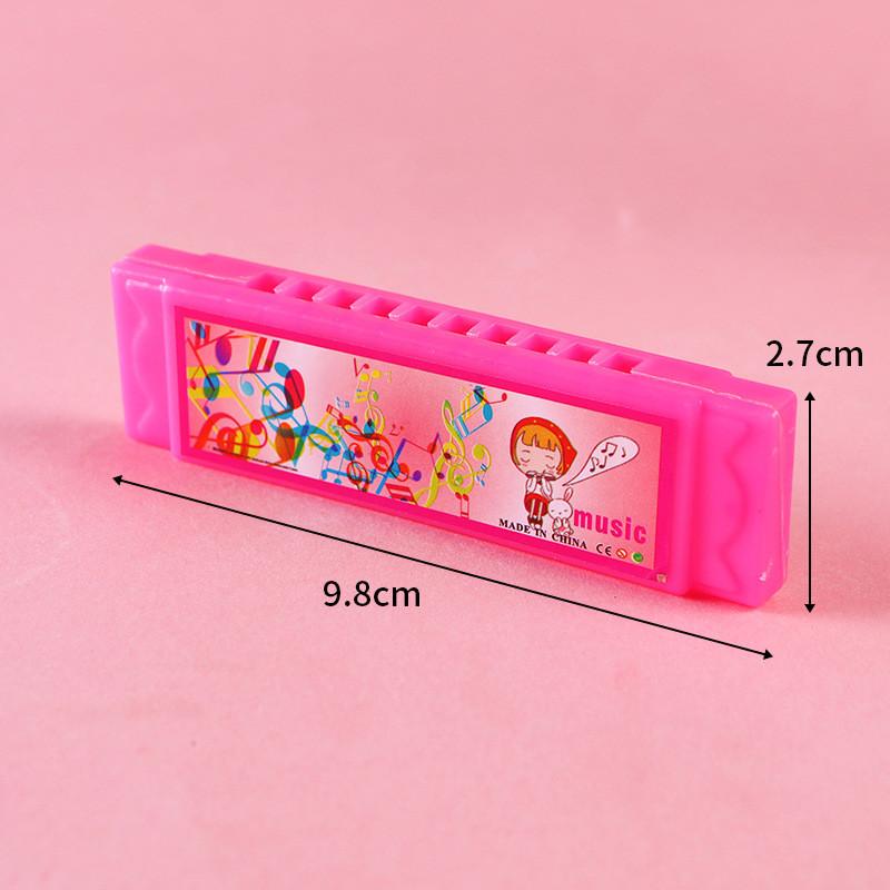 Childrens Shaped Plastic Harmonica With Easy Blow Mechanism For Beginner Music Education