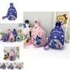 Stylish Cartoon Children's Chest Bag Unisex Crossbody Bag Cute Nylon Design For Kids