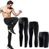 Men's Quick-Dry Fitness Tights: Seven-Point Running & Basketball Base Layer Pants