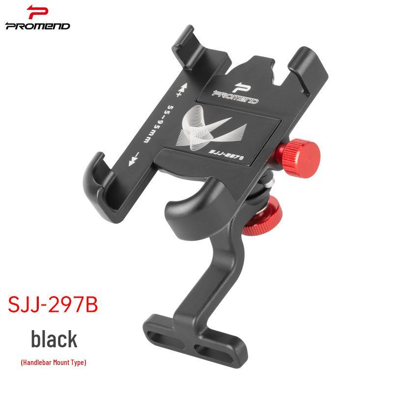 Aluminum Alloy Rotating Bicycle & Scooter Phone Holder - Adjustable Front & Rear Mount