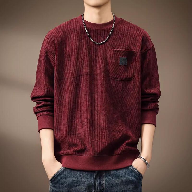 

Men s Premium Heavyweight Fleece Round Neck Sweatshirt 4XL (fits 210-230 jin)