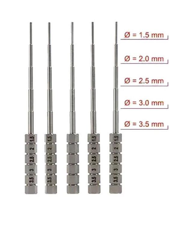 Multifunctional Stainless Steel DIY Winding Rod for Silk Resistance Heating.