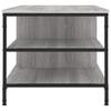  Coffee Table, Grey Sonoma Oak 100x50x45 Cm, Wood-based