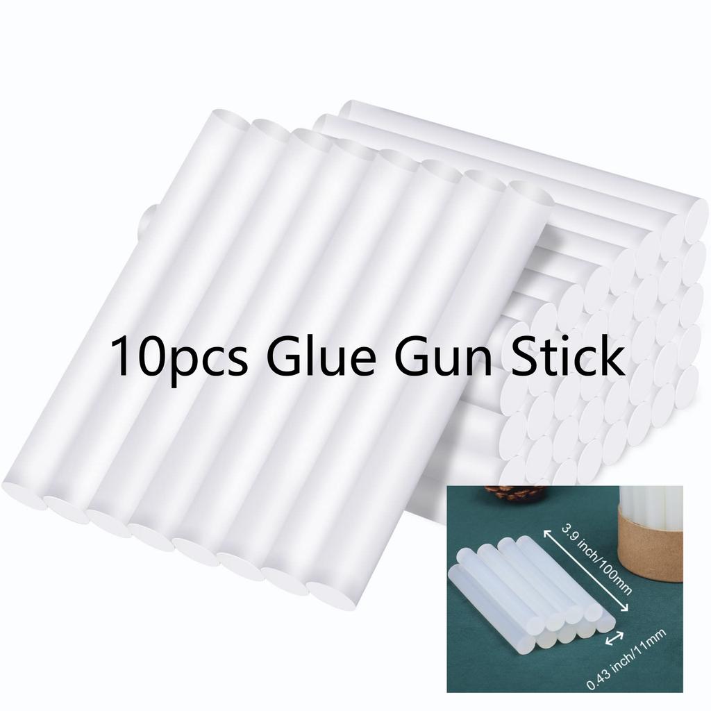 40W Blue Full Size Hot Melt Glue Gun, 11mm Sticks for Crafts
