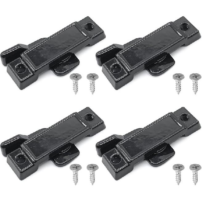 Pack Of 4 Window Sash Lock Mounting Hole Centers Elegant Finish For Vertical And Horizontal Sliding Window Daily Use