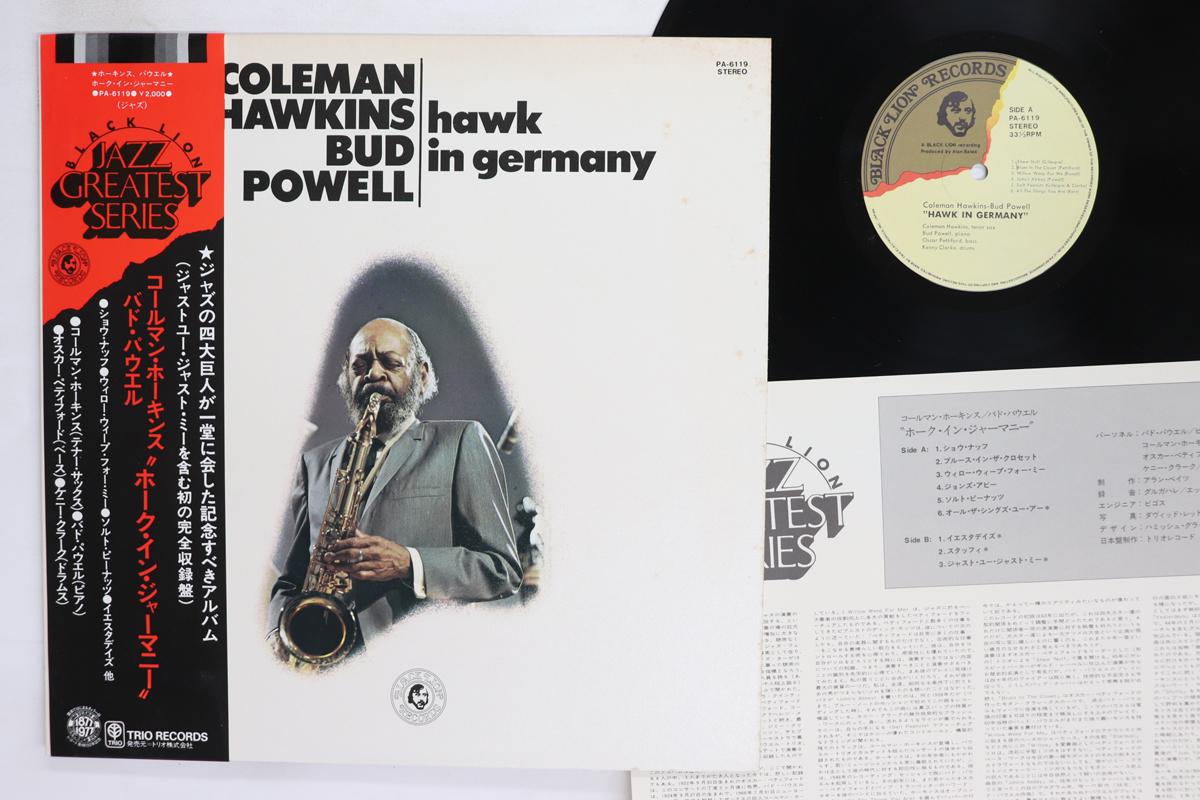 

LP Record COLEMAN HAWKINS BUD POWELL Hawk In Germany PA6119 BLACK LION 1977 Japan Obi Jazz Used