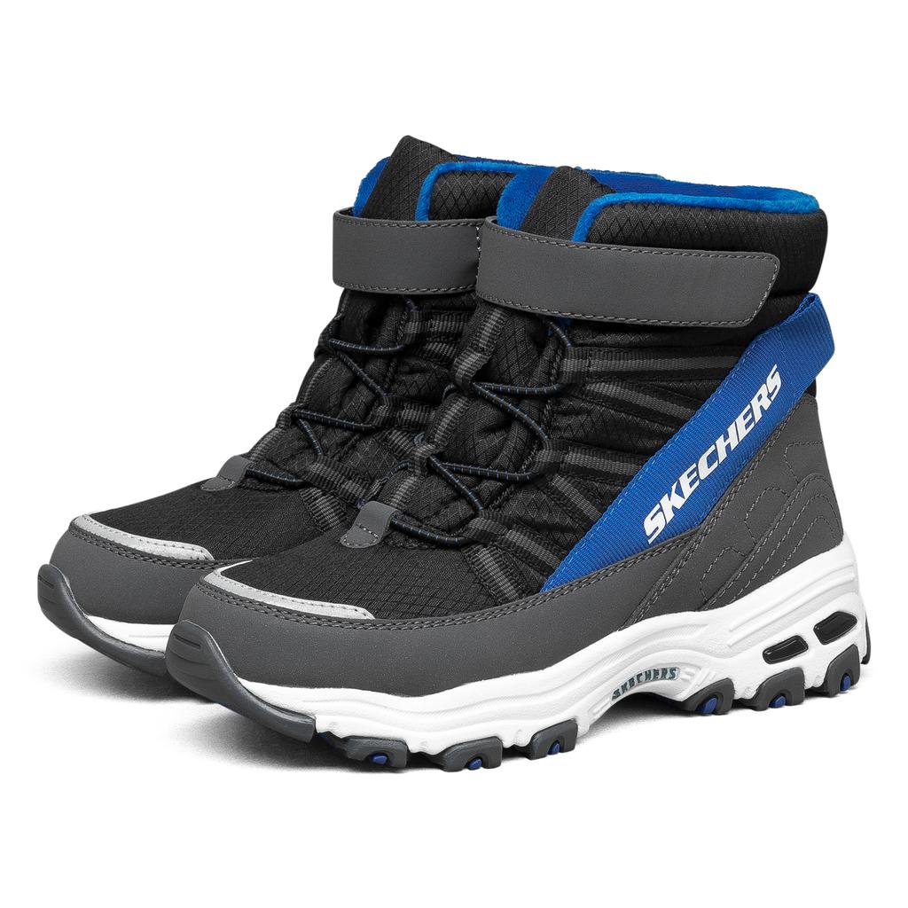 Skechers Slip Resistant Anti Kick Cushioning Abrasion Resistant Kids Lifestyle Shoes Teenagers 660092L-BKBL