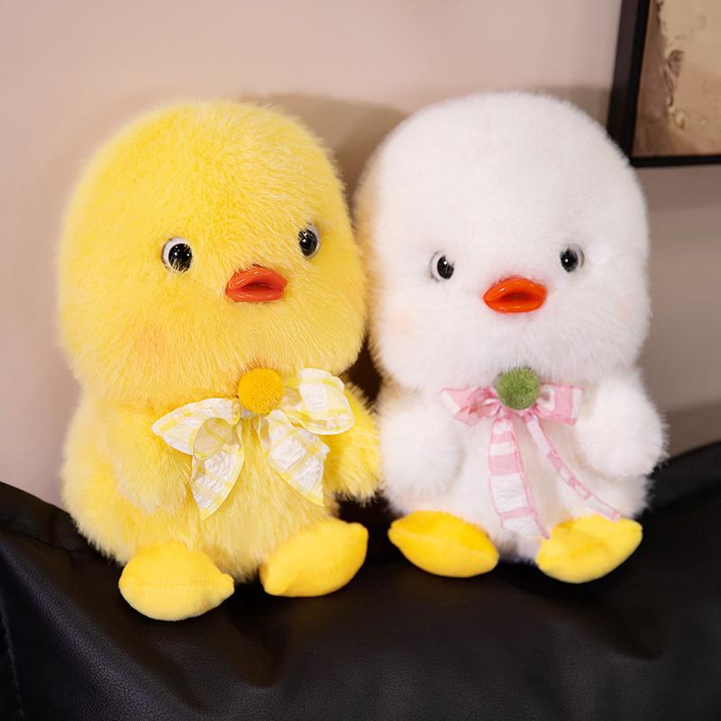 Cute Cute White Duck Doll Plush Toy Yellow Duck Doll Children Soothing Pillow Rag Doll