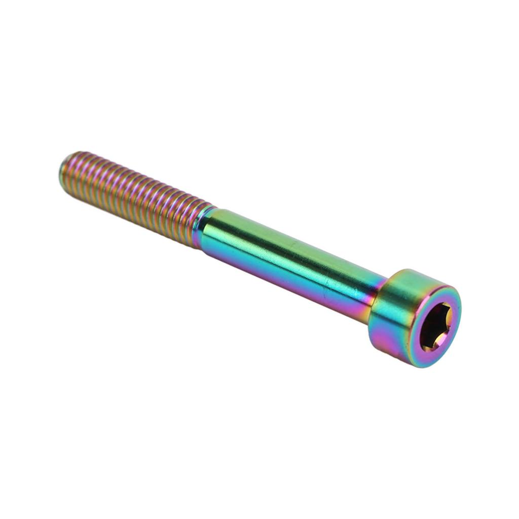 M6x50mm Bike Stem Screw Attractive Titanium Alloy Bicycle Handlebar Stem Screw for Outdoor Colorful