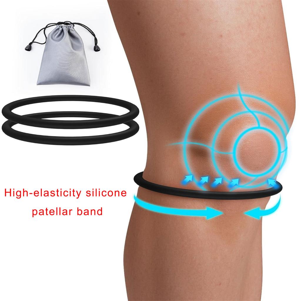 Patella Knee Bands Patellar Tendon Support Strap Patella Band Silicone Knee Brace Knee Bands for Men and Women