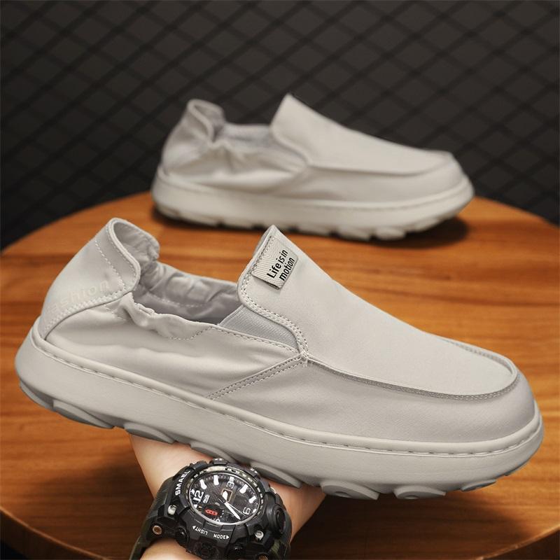 

2025- Пекинский Старик- Холщовые Эспадрильи Мужские Летние- Дышащие Слипоны- Работа- Отдых- Эспадрильи на Мягкой Подошве для Вождения- Модная Спортивная Обувь* 44 хаки