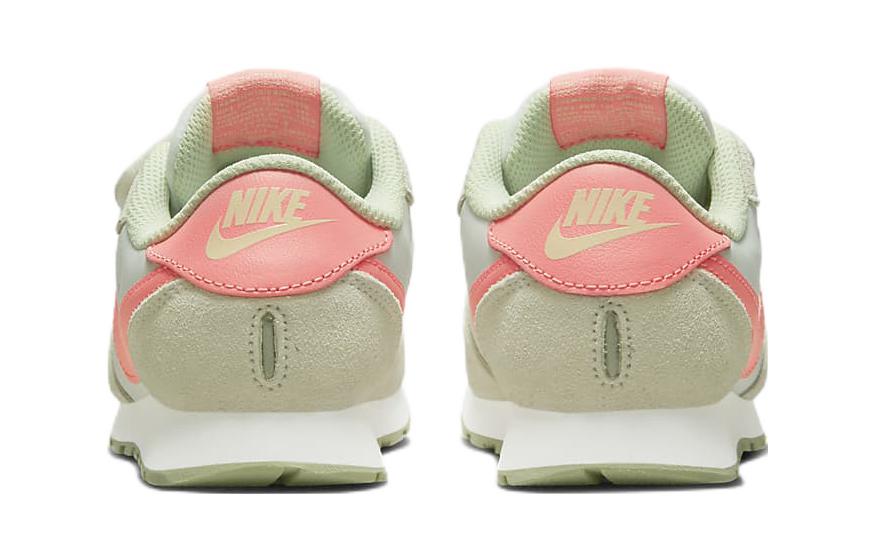 Nike MD Valiant Slip Resistant Abrasion Resistant Low Top Running Shoes Green Orange Kids' CN8559-107