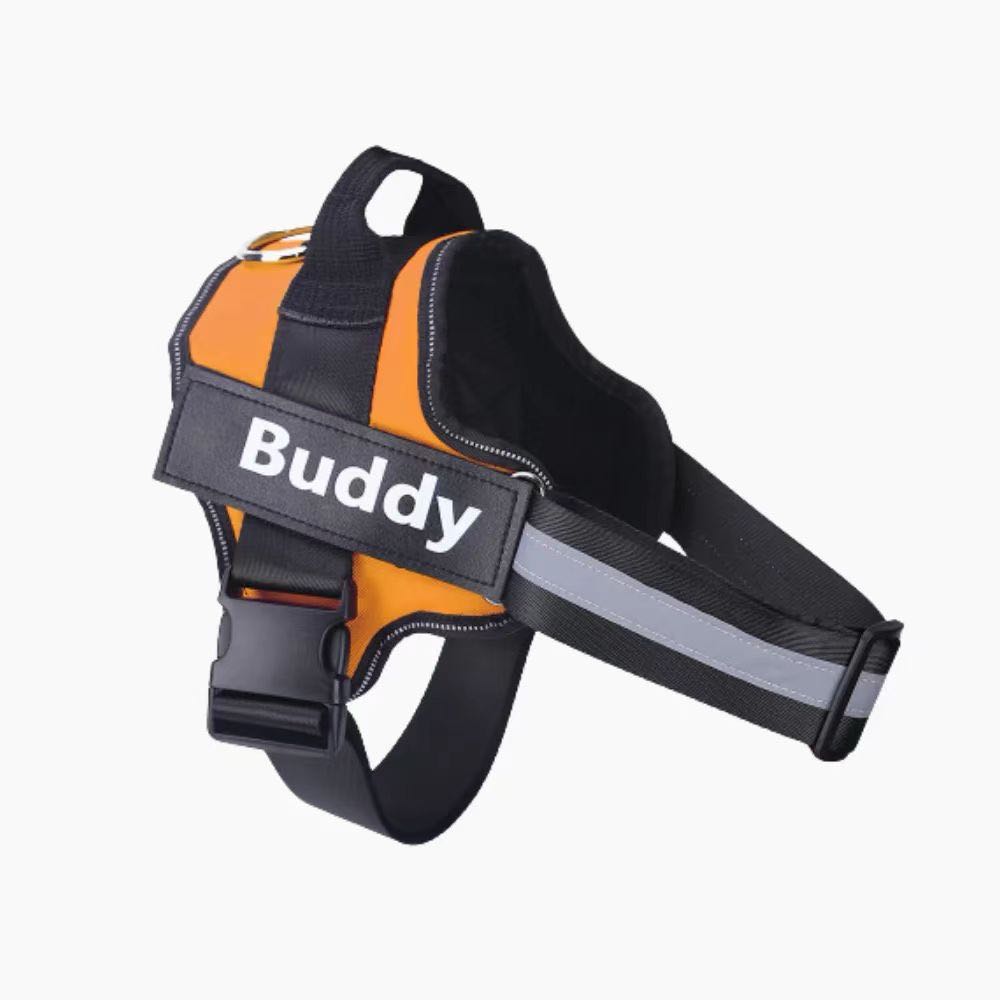 Personalisiertes Hundegeschirr NO PULL, reflektierende, atmungsaktive Haustiergeschirrweste für kleine und große Hunde, Zubehör für das Training im Freien