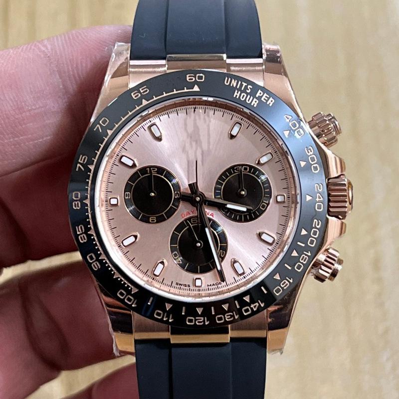 Laojia Daytona Multifunctional Men's Mechanical Watch with Three Dials and Six Hands