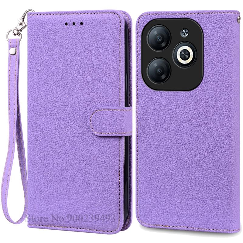 For Infinix Smart 8 / Smart 8 Pro Case Wallet Leather Flip Cover For Infinix Smart 8 Case 8 Plus X6525 X6525D X6525B Phone Cover
