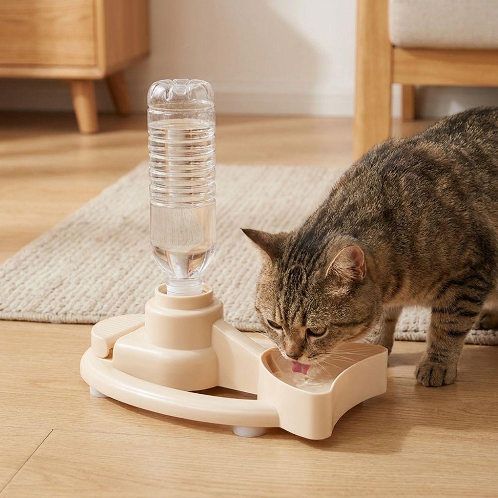 Silent Gravity Cat Automatic Water Dispenser Stable Base Pet Water Bowl For Cats Small Dog