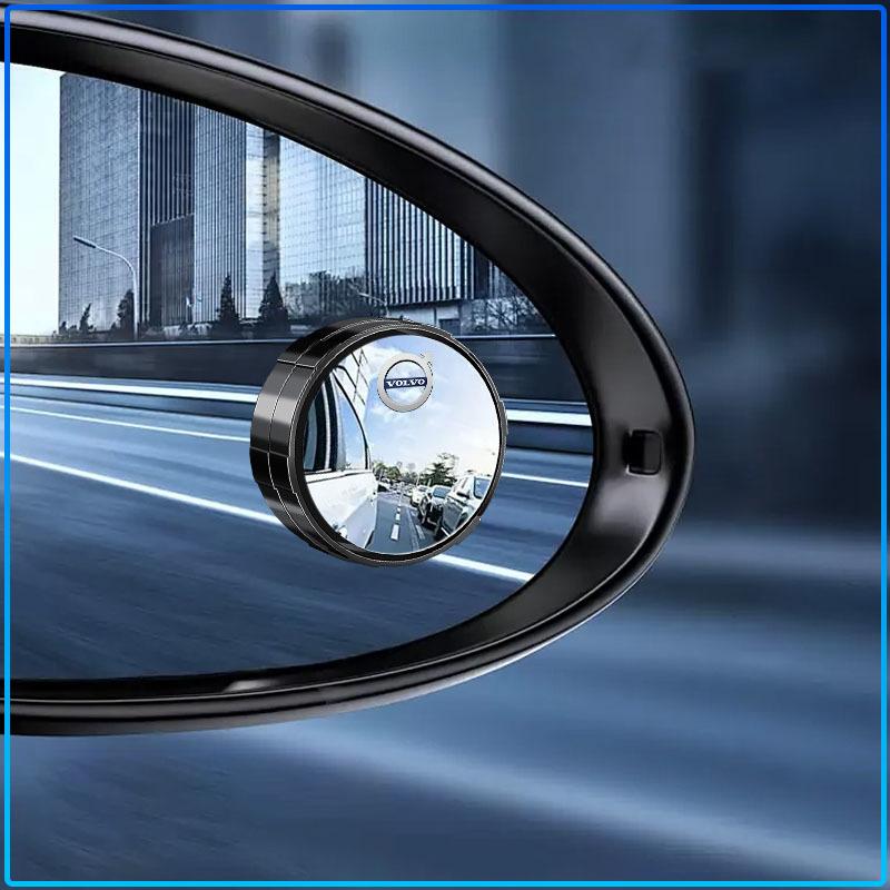 2Pcs Adjustable 360 Degree Car Blind Spot Rear View Mirror Angle For Volvo 240 C70 S40 S50 S60 S70 S80 S90 V40 V50 V60 V90 XC40 XC60 XC90 Vnl Truck