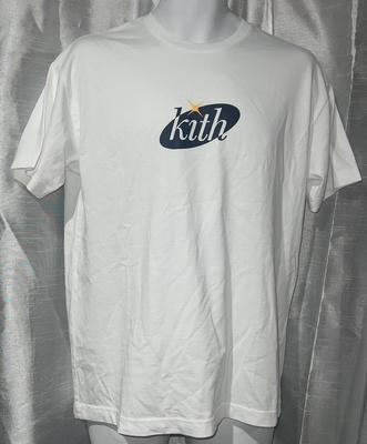 NWOT KITH Retro Logo Tee Men’s Large White Shirt Sz XS Size Extra Small Unisex T-Shirt