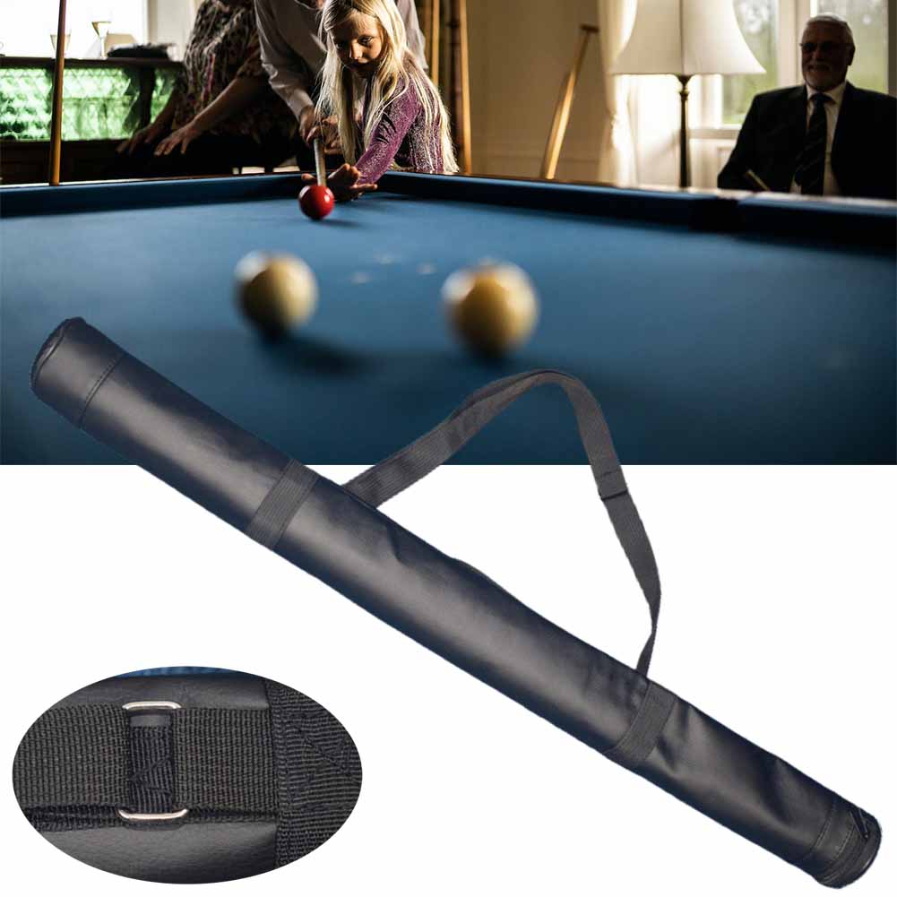 New 1 X Pool Cue Case Pouch Holder Case For 1/2 Snooker Billiard For Pool Player