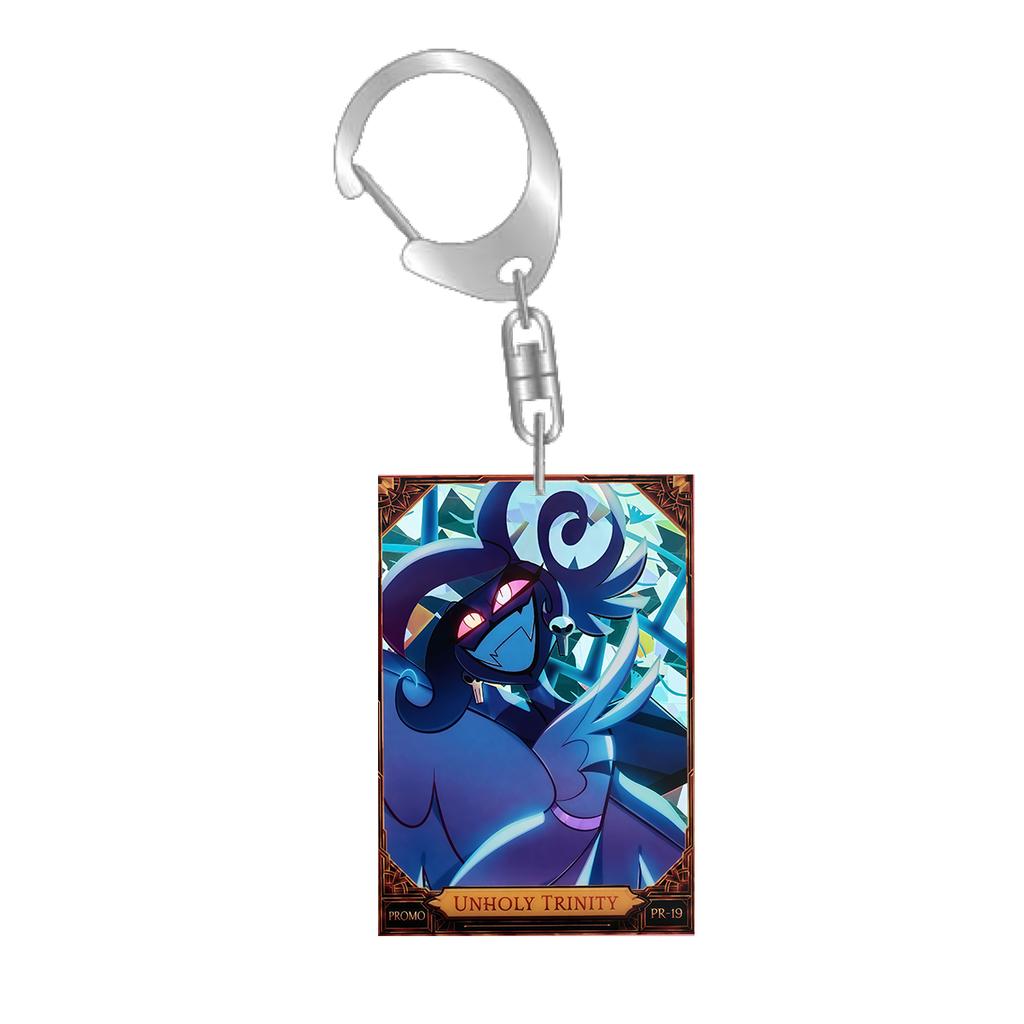 Anime Cartoons Acrylic Key Chain for Abel Peppermint 3 Vees Alastor Fat Nuggets Card Key Buckle Self-Made Student Bag Pendant