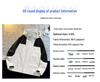 Unisex Windproof Waterproof Hooded Jacket for Outdoor Mountaineering