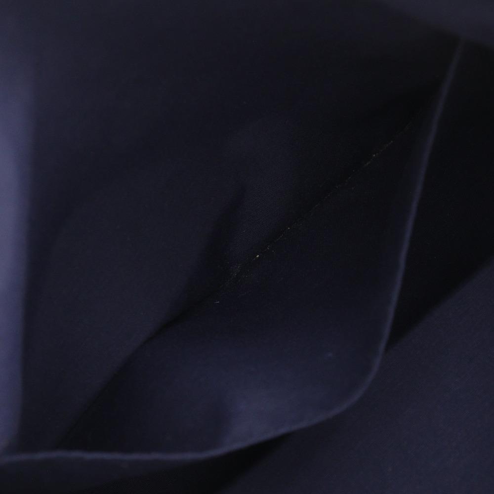 HERMES Bolide pouch 25 Pouch Navy blue Cotton canvas unisex Used