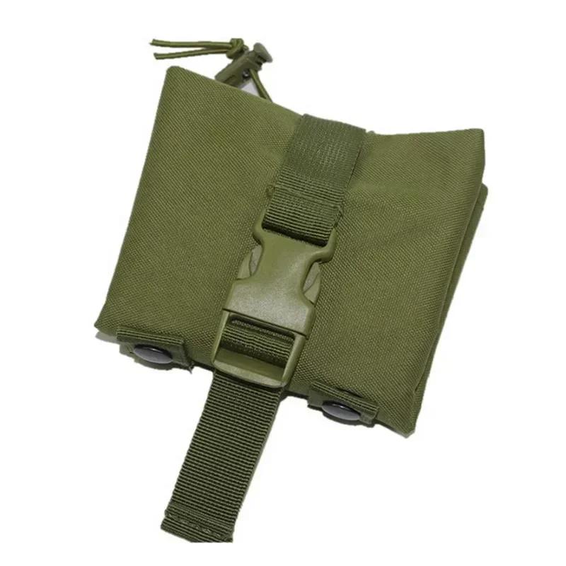 Mag Pack Folding Molle Tactical Magazine Dump Drop Pouch Hunting  Airsoft Ammo EDC Tool Bag Foldable Utility Recovery