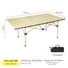 Ultra-light Beige Outdoor Folding Camping Table