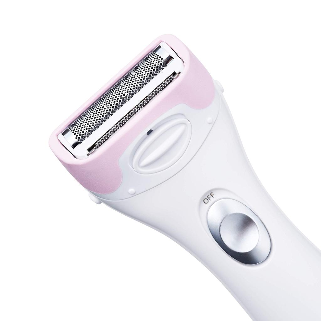 Tescom Rasierer, Körperrasierer, kabellos, wiederaufladbar, breit, kompatibel mit Übersee, waschbar, rosa, LD510 P, Damen