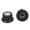 50Pcs Potentiometer Knob Engineering Plastic Brass Core Control Knobs Replacement 20mm BEMA02
