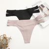 Seamless Female Thongs Sexy Women's Panties Silk Satin Underwear G-Strings Low-Rise Invisible Underpants T-Back