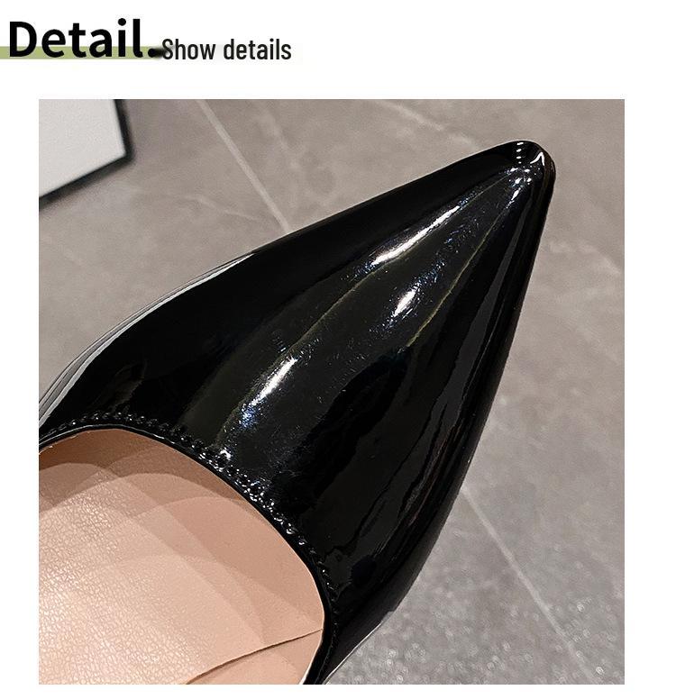 Damen 2024 Herbst Spitz zulaufende Stiletto-Absatzschuhe - Nachtclub & Arbeit zum Hineinschlüpfen