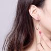 Silver Hoop Earrings 4 Cm, 925 Silver Clasps