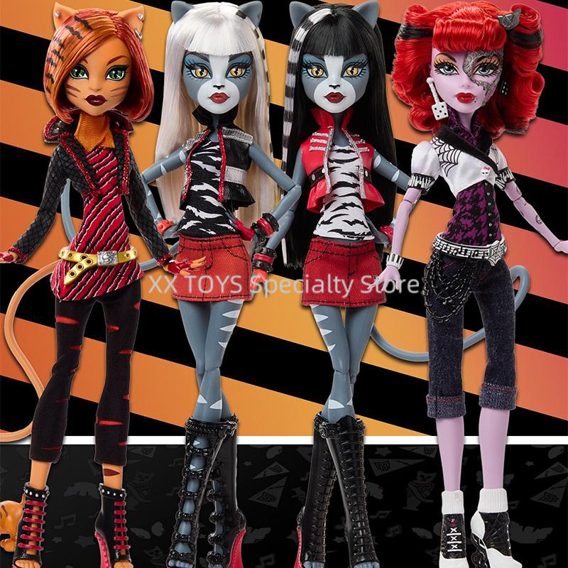 Monster High Boo-Riginal Creeproduction Meowlody and Purrsephone Dolls Toralei Operetta Doll Limited Edition Collectible Dolls