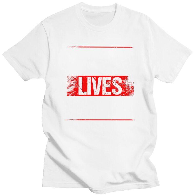 Male Old Lives Matter Distressed T Shirts Pure Cotton Humor Saying Tshirt Leisure Novelty Creative Graphics Tees Shirt