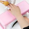 Pernă de mână pliabilă pentru arta unghiilor, pernă de mână pentru utilizare cu lămpi UV, ideală pentru tehnicienii de unghii și utilizatorii casnici