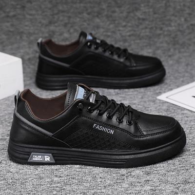 Men's Shoes 2024 New Shoes Men's Leather Panel Shoes