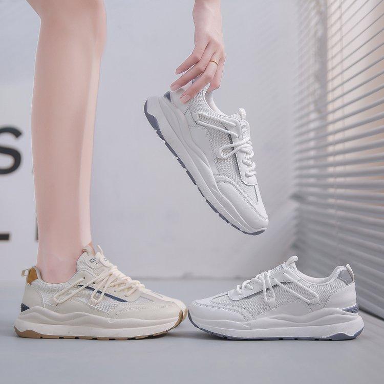 Forrest Gump Dad Shoes Women's New Spring New Breathable Mesh Sports Style White Shoes Ins Fashion Wholesale